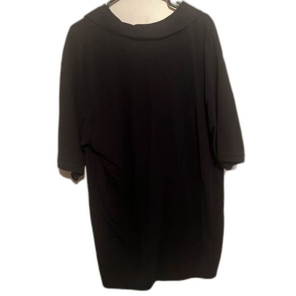 Reebok Mens Polo Black and White - Picture 4 of 4